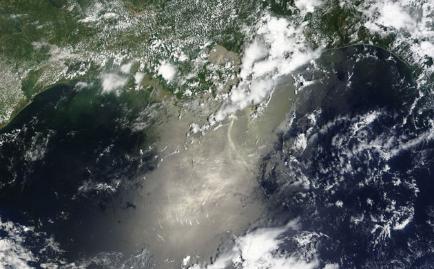 Satellite Eye:  Deepwater Horizon oil spill