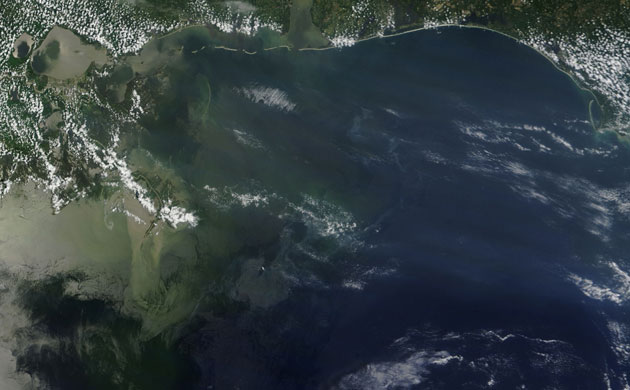 Satellite Eye:  Deepwater Horizon oil spill