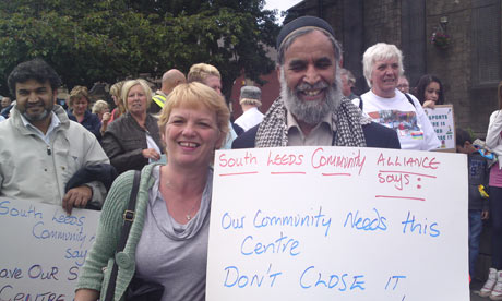 south leeds sports centre protest