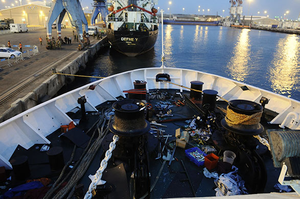 Gaza flotilla activists: Items, including metal tools, rods and chains on a flotilla of boats