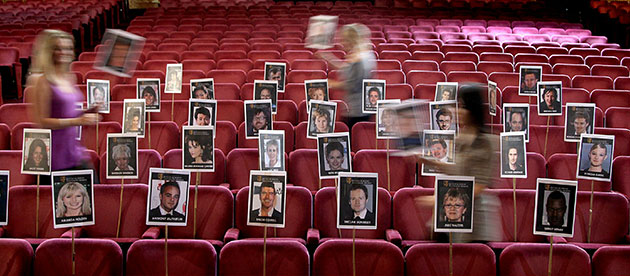 24 hours in pictures: London, UK: The seating plan for Sunday's British Academy Television Awards