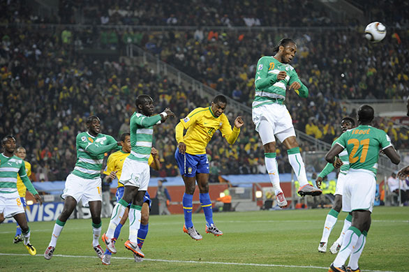 football: Brazil v Ivory Coast