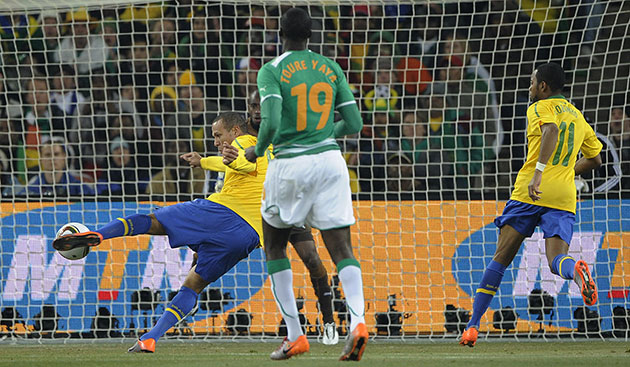 soccer: Brazil v Ivory Coast