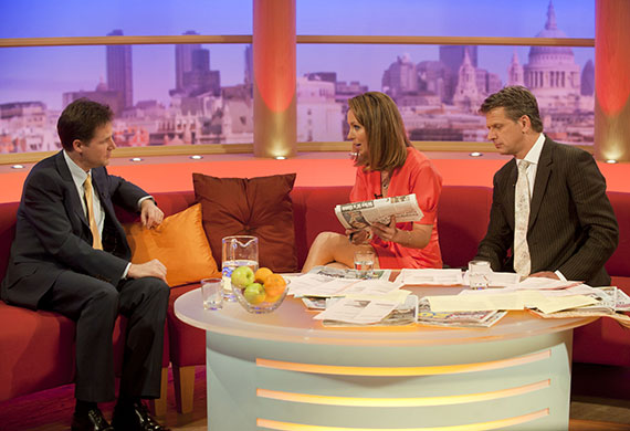 gmtv: Nick Clegg on GMTV