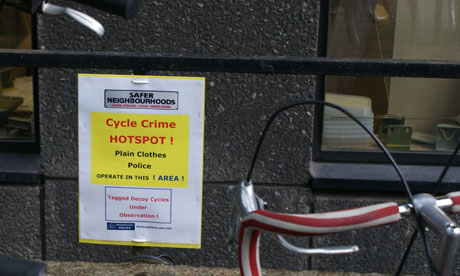 tracker bike decoy bike bait bike