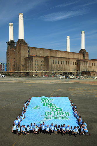 Battersea power station: 2009: The Conservatives launch their election manifesto at Battersea