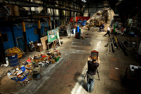 Artemis: Greekhead-Artemis at the Castle Fine Arts Foundry  in Liverpool