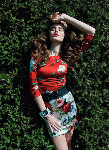 Fashion shoot: florals: Fashion shoot: florals