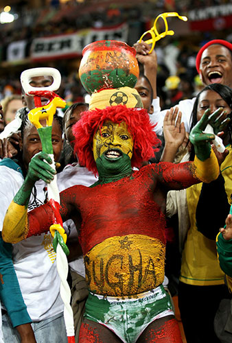 rest of today: Ghana fan