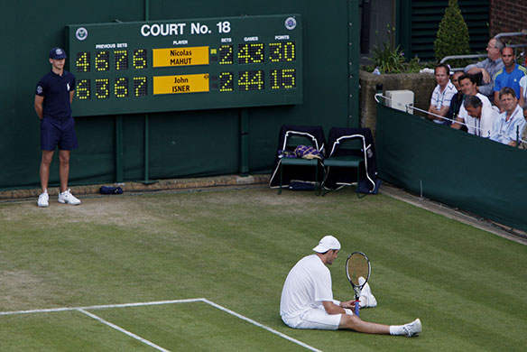 Isner versus Mahut: Wimbledon Men's Singles Isner versus Mahut