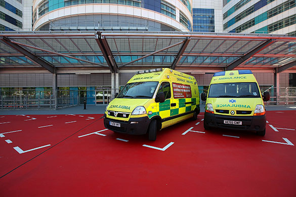 Week in Business: Ambulances at the new A&E department of the Queen Elizabeth super hospital