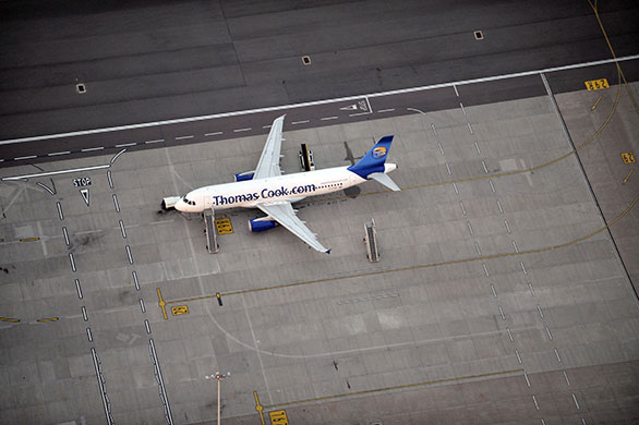 Week in Business: Thomas Cook plane at Bristol International Airport 