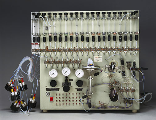 Human Genome Project: DNA synthesiser, c 1980.