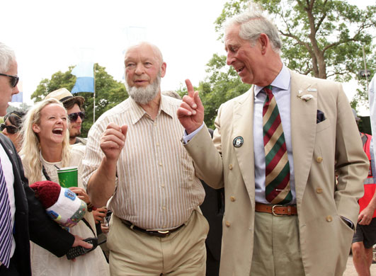 Glastonbury: Prince Charles at Glastonbury Festival