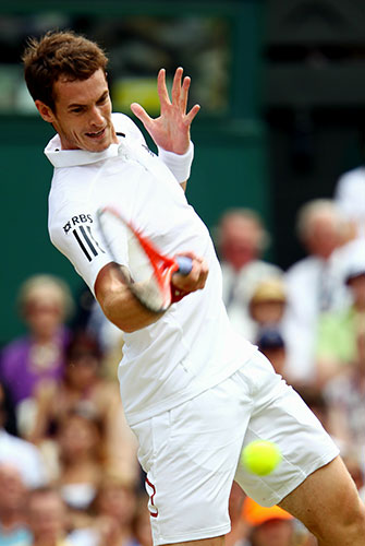 andy murray: The Championships - Wimbledon 2010: Day Four