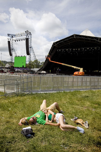 Glastonbury 2010: Pyramid stage at Glastonbury 2010
