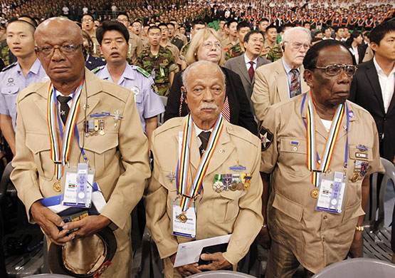 Korean War anniversary: Korean War veterans from Suriname participate in a ceremony in Seoul 