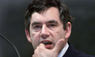 Gordon Brown pictured as chancellor of the exchequer 