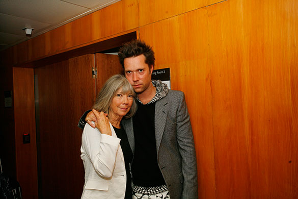 Meltdown 2: Rufus Wainwright with his aunt Anna McGarrigle at Meltdown 2010