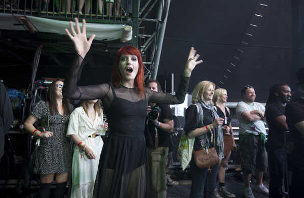 Glasto day 3: Florence Welch at Glastonbury