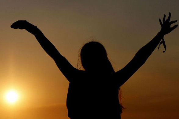 Day Four: A music fan at Glastonbury as the sun sets on day four
