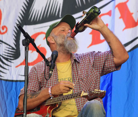 Bands: Seasick Steve performs at Glastonbury