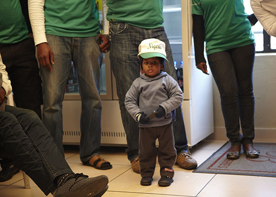 African fans in Jo'burg: Young Nigeria fan