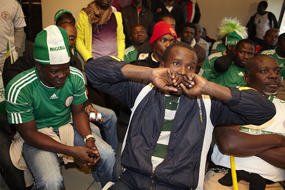 African fans in Jo'burg: Nigerian fans