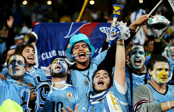 Knockout stages day 1: These Uruguay fans are going to be celebrating long into then nighten