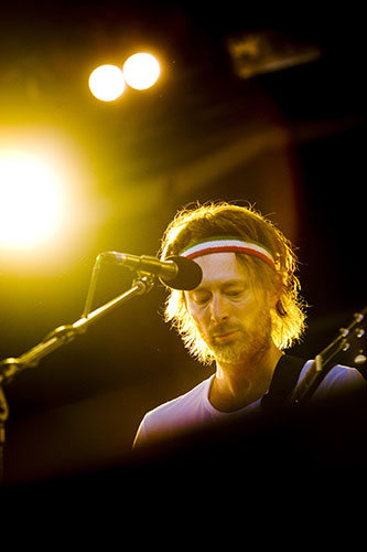 Eavis at Glastonbury: Thom Yorke plays the Park stage