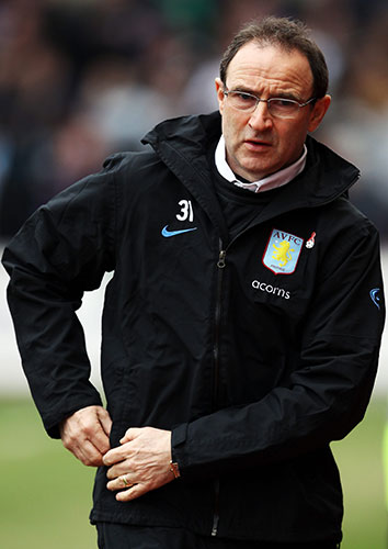 Possible managers: Aston Villa Manager Martin O'Neill