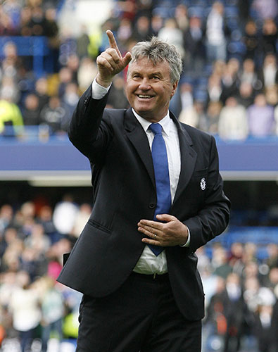 Possible managers: Chelsea manager Guus Hiddink 