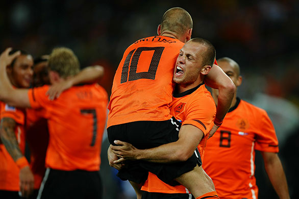 football: Netherlands v Slovakia: 2010 FIFA World Cup - Round of Sixteen