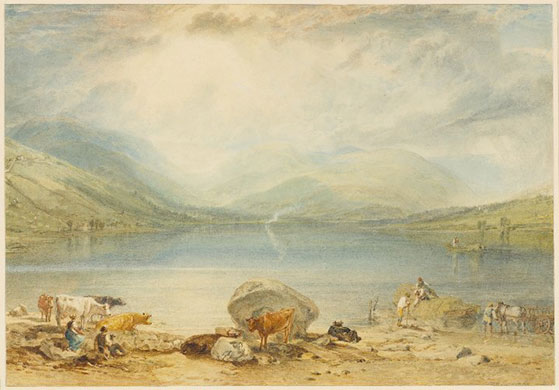 JMW Turner: Semer Water / Simmer Lake, near Askrigg