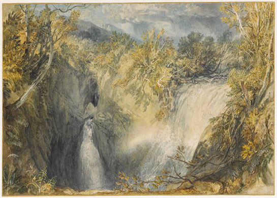 JMW Turner: Weathercote Cave c.1818