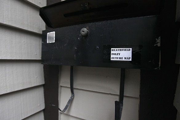 Russian spy ring: The mailbox outside the residence of Donald Howard Heathfield