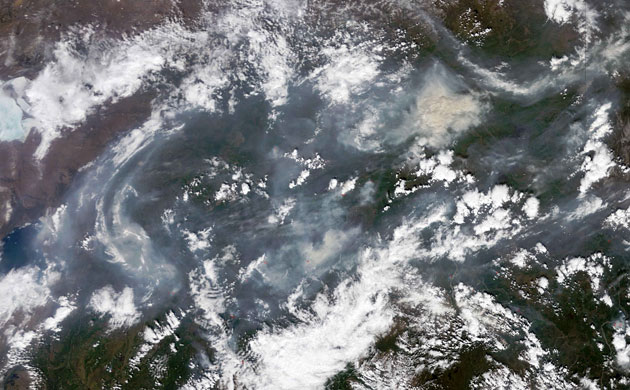 Satellite Eye on Earth: fires in Alaska 
