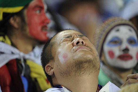 Paraguay v Japan: Despair for the Japan fans