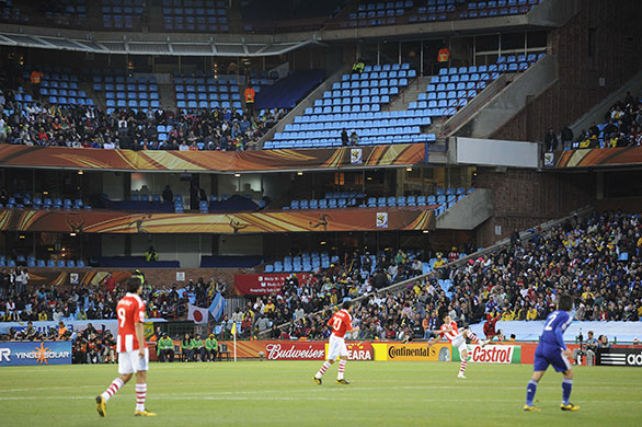 Paraguay v Japan: Lots of empty seats at the Paraguay v Japan match