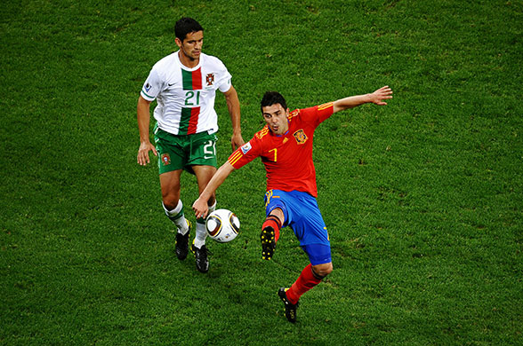 sport: Spain v Portugal: 2010 FIFA World Cup - Round of Sixteen