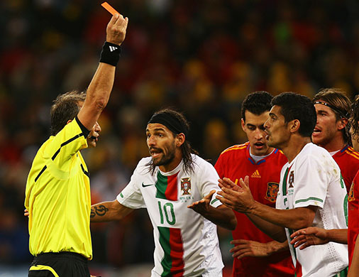 sport: Spain v Portugal: 2010 FIFA World Cup - Round of Sixteen