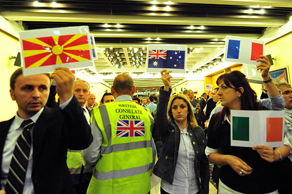 Istanbul activists return: Officials from European consulates wait for compatriots