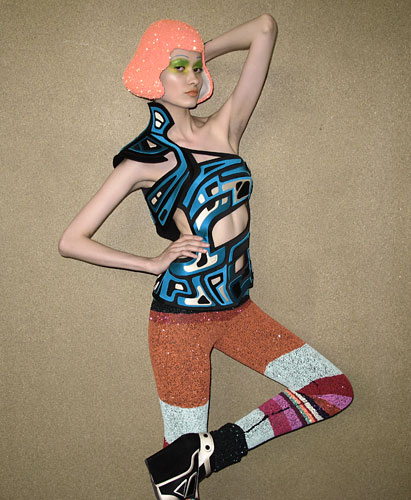 Face Hunter: russia: design by Manish Arora’s collection at St Petersburg Fashion Week