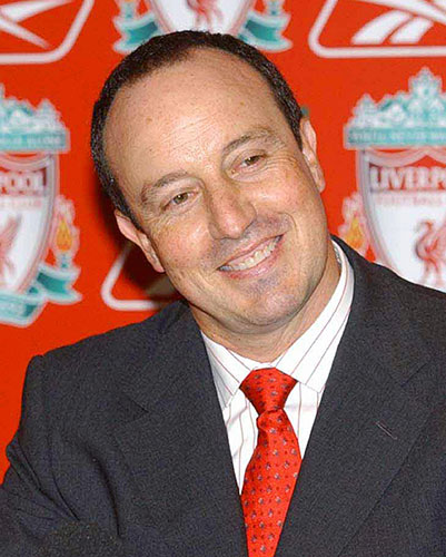 Rafael Benitez: Spaniard Rafael Benitez smiles during a