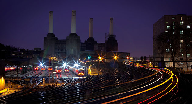 Week in Business: Trains make their way in and out of Victoria station in London.