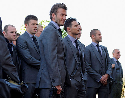 England: The England soccer team