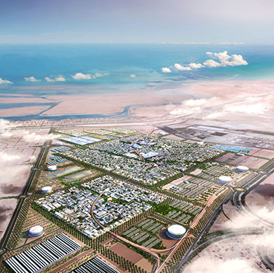 Norman Foster : Masterplan for Masdar City in Abu Dhabi