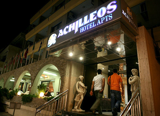 Russian secret agents: The Achilleos Hotel Apartments in Larnaca, Cyprus where Metsos was staying