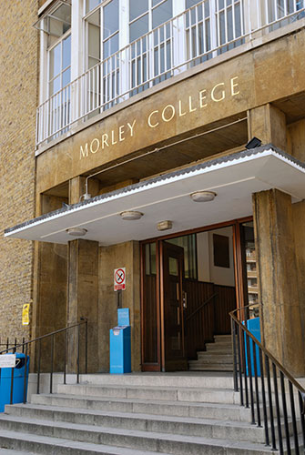 City Parochial: Morley College in Westminster Bridge Road Waterloo London