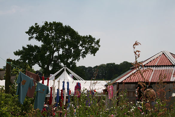 Hay festival: Hay skyline